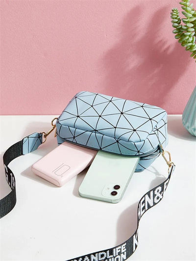 Girls Printed Crossbody Bag Sky Blue