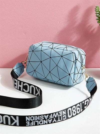 Girls Printed Crossbody Bag Sky Blue
