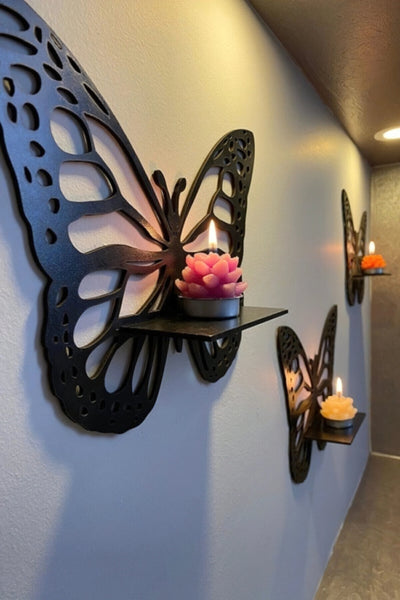 Butterfly Shelves Design Packed Of 3