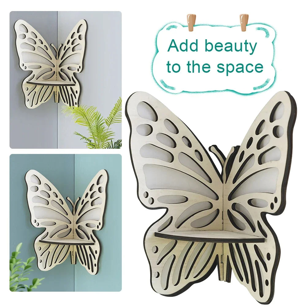 Butterfly Shelves Design Packed Of 3