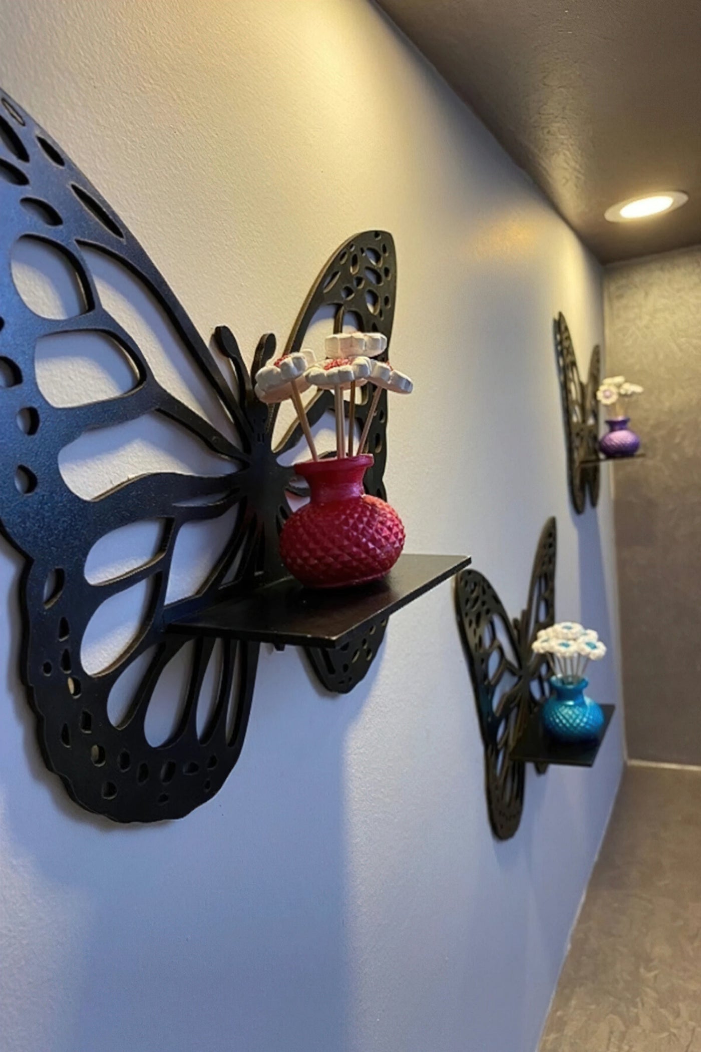 Butterfly Shelves Design Packed Of 3