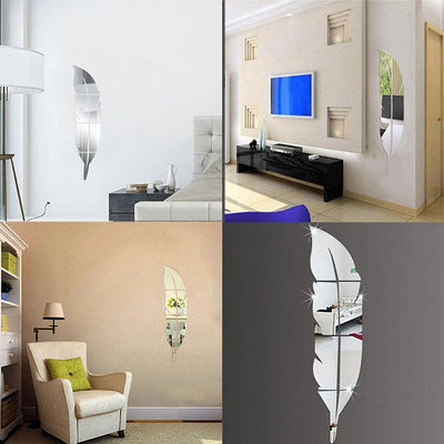 Acrylic Mirror Leaf For Wall Decor