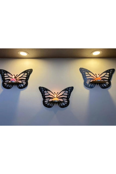Butterfly Shelves Design Packed Of 3