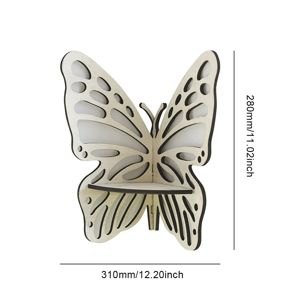 Butterfly Shelves Design Packed Of 3