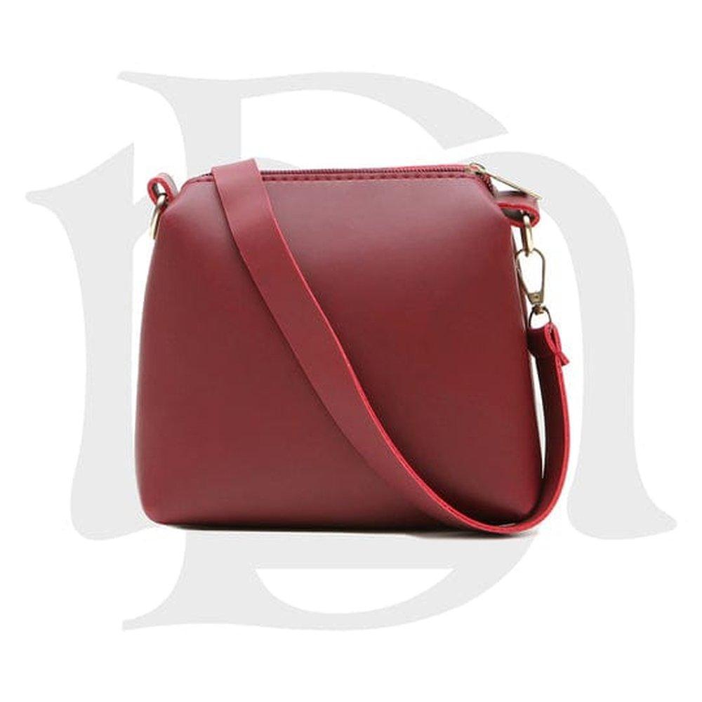 Leather printed 2 hand bag for womans