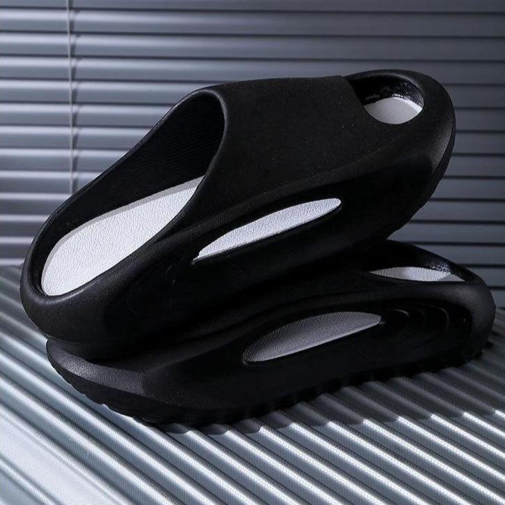 MENS NON SLIP SLIPPERS 911 BLACK