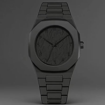 Arabic Aura Watch Black