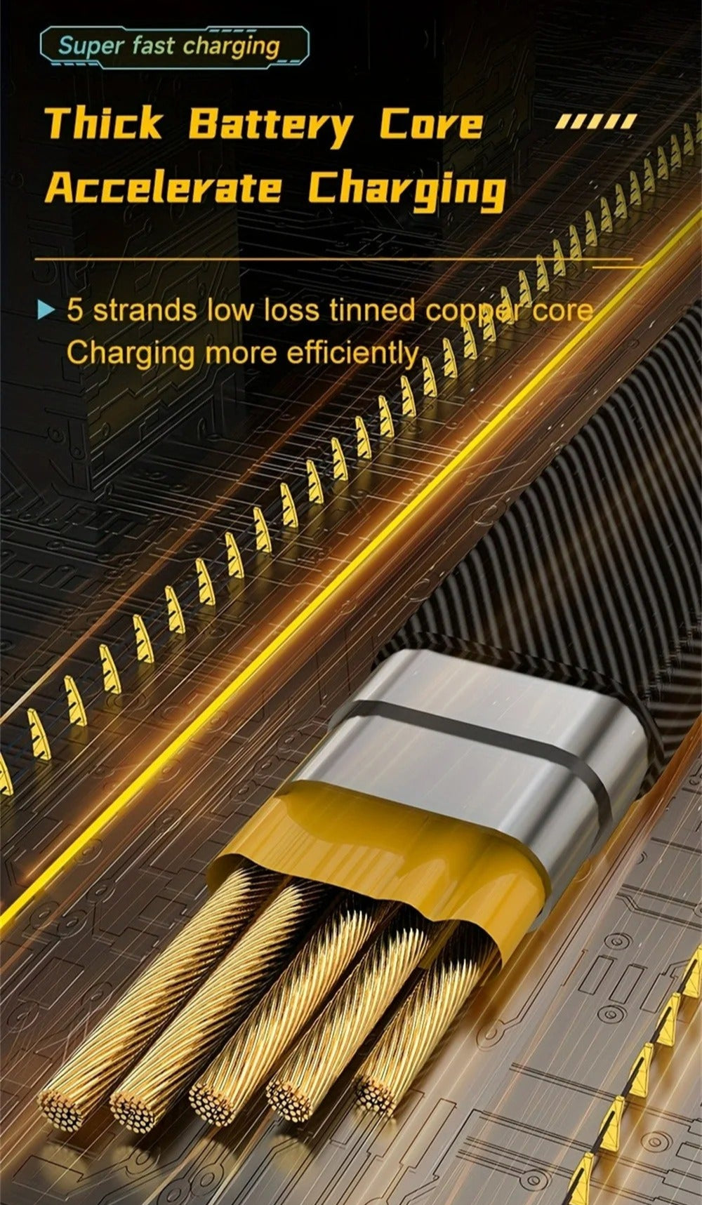 4 in 1 65W Fast Charging USB cable