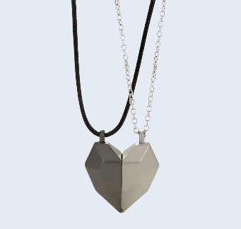 TWO SOULS ONE HEART COUPLE PENDANT