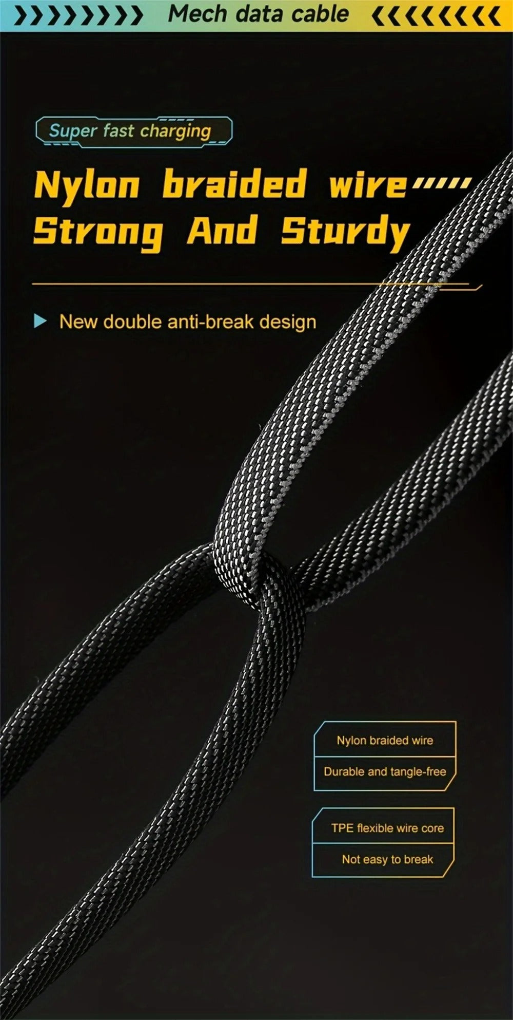 4 in 1 65W Fast Charging USB cable