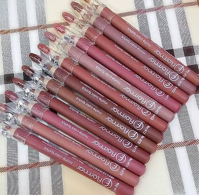 Smudge proof lip Pencil Pack Of 12