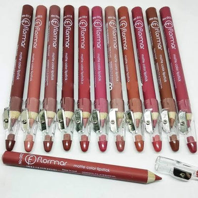 Smudge proof lip Pencil Pack Of 12